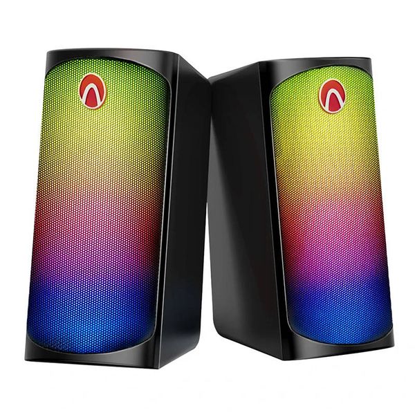 Difuzoare pentru computer 2.0 pentru jucători Blitzwolf AA-GCR3, Bluetooth 5.0, RGB, AUX