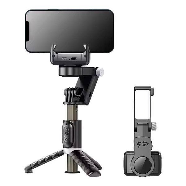 Gimbal/trepied APEXEL Q18 cu lumină (negru)