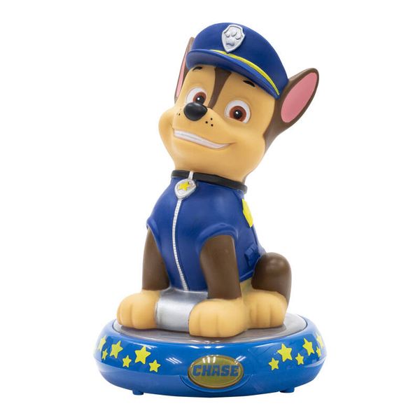 Lampă de noapte 3D Figure Chase Paw Patrol Licențiere pentru copii