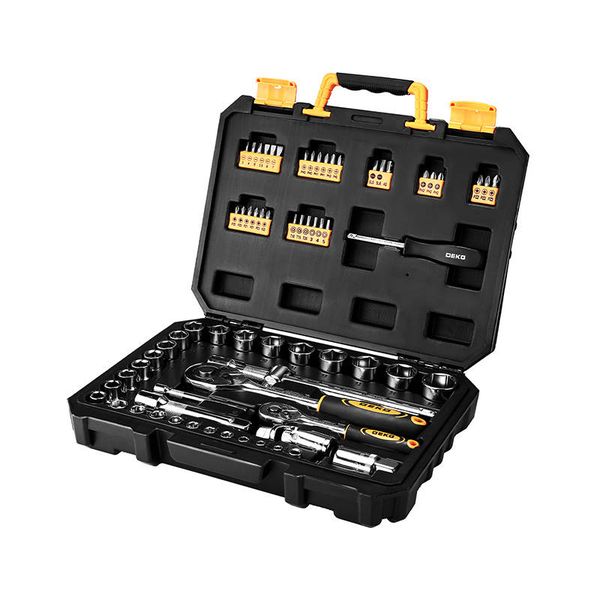 Set scule de mână Deko Tools DKMT72, 72 buc