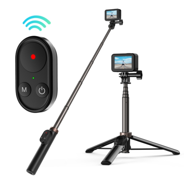 Selfie stick Telesin pentru smartphone-uri și camere sport cu telecomandă BT (TE-RCSS-001)