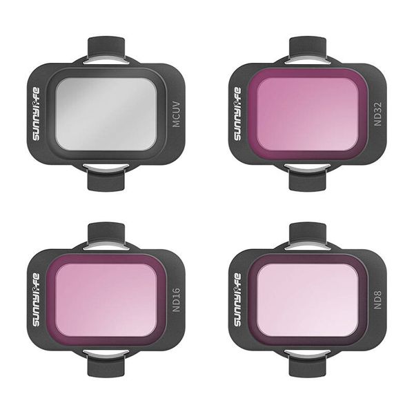 Set de 4 filtre Sunnylife MCUV, ND8/16/32 pentru DJI Avata 2