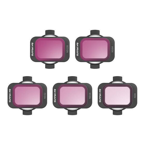 Set de 5 filtre Sunnylife ND 8/16/32/64/128 pentru DJI Avata 2