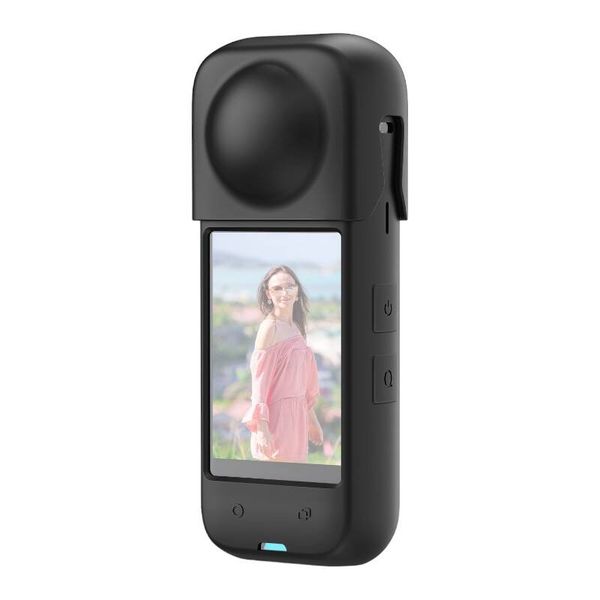 Husa de protectie din silicon PULUZ pentru Insta360 X4 (negru)