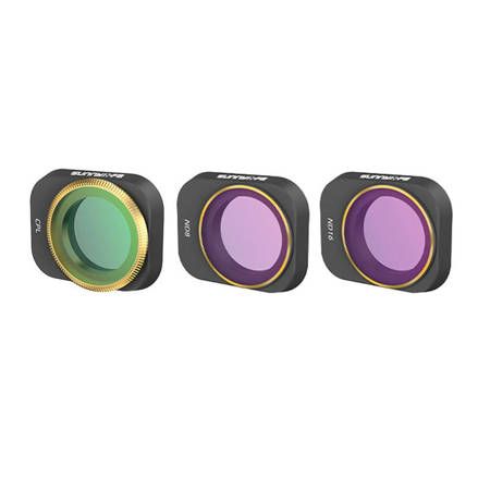 Set de 3 filtre CPL+ND8+ND16 Sunnylife pentru DJI Mini 3 Pro (MM3-FI415)